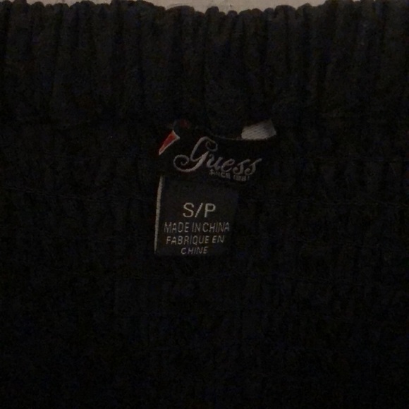 (241) Black Peplum Top - Picture 9 of 12